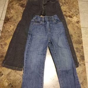 2 pair boys jeans size 5t and 7